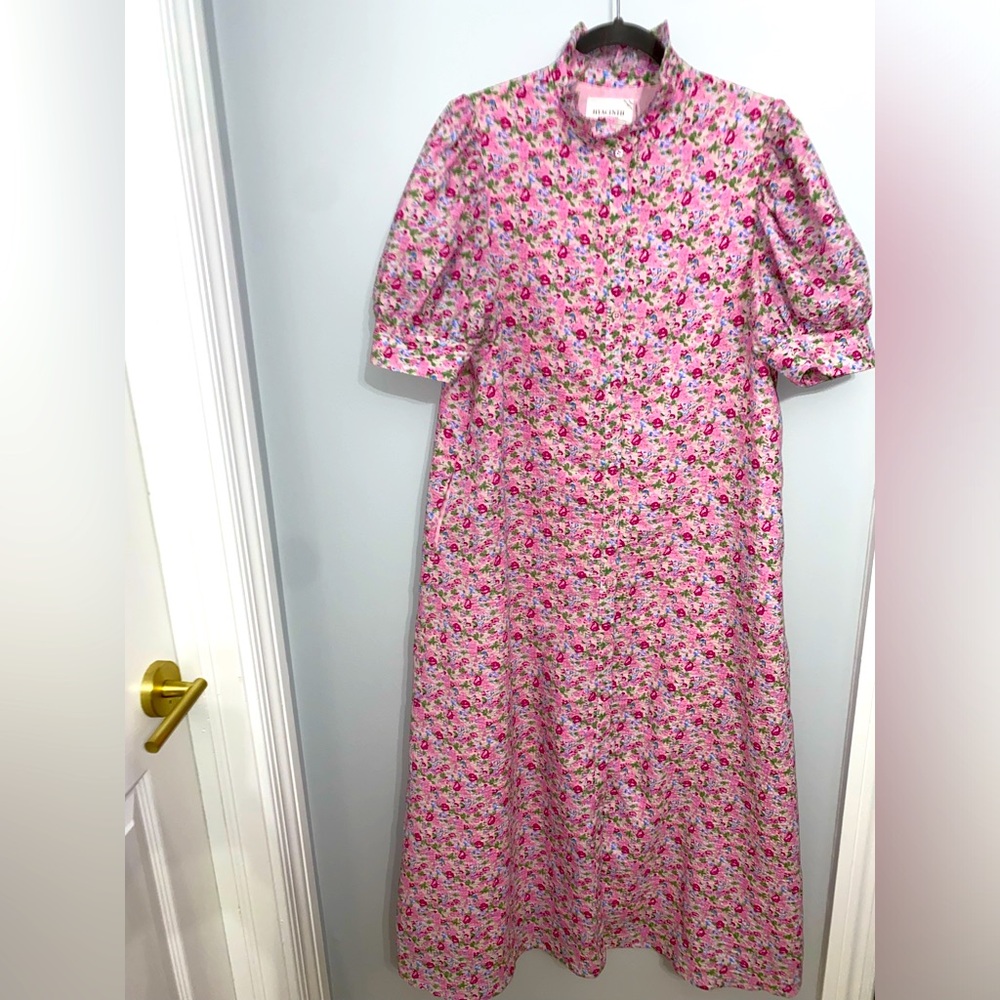 Tuckernuck Pink Floral Long Sleeve Dress